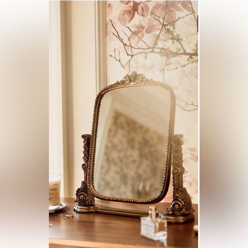 Anthropologie The Gleaming Primrose Vanity Mirror